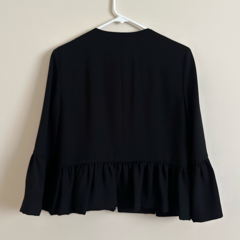 MK Ruffle Zip Up Blazer - Picture 2 of 6